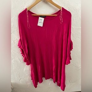 Ruffle Sleeved Tunic